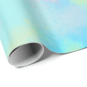 Rainbow Paint Spritzer Geschenkpapier (Rolleneckpunkt)