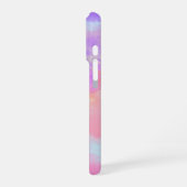 Rainbow Paint Spritzer iPhone 16 Fall Hülle (Linke Seite)