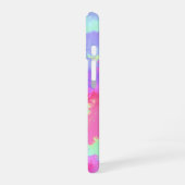 Rainbow Paint Spritzer iPhone 16 Fall Hülle (Linke Seite)
