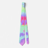 Rainbow Paint Spritzer Krawatte (Vorderseite)