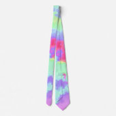 Rainbow Paint Spritzer Krawatte (Rückseite)