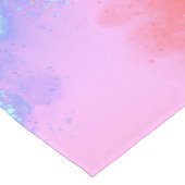 Rainbow Paint Spritzer Kurzer Tischläufer (Ecke)