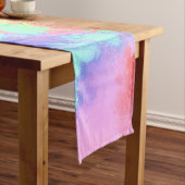 Rainbow Paint Spritzer Kurzer Tischläufer (Beispiel)
