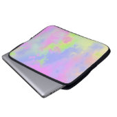 Rainbow Paint Spritzer Laptopschutzhülle (Vorne Knopf)
