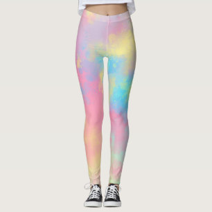 Rainbow Paint Spritzer Leggings