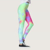 Rainbow Paint Spritzer Leggings (Rechts)