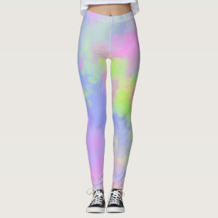 Rainbow Paint Spritzer Leggings
