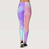 Rainbow Paint Spritzer Leggings (Rückseite)