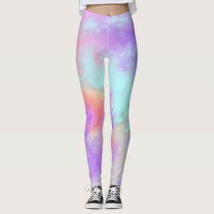 Rainbow Paint Spritzer Leggings