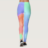 Rainbow Paint Spritzer Leggings (Rückseite)