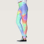 Rainbow Paint Spritzer Leggings (Links)