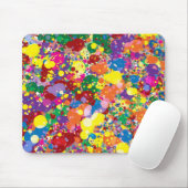 Rainbow Paint Spritzer Mousepad (Mit Mouse)