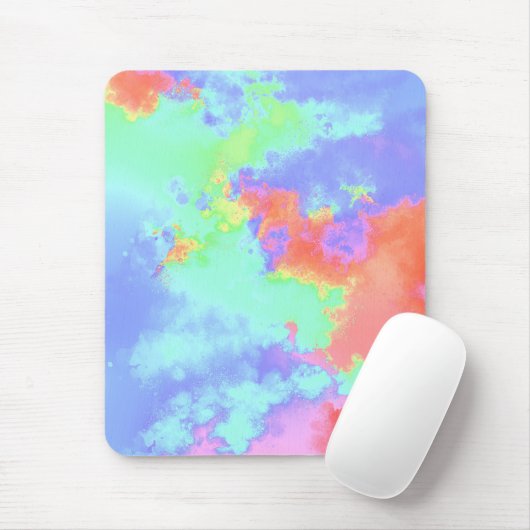 Rainbow Paint Spritzer Mousepad (Mit Mouse)