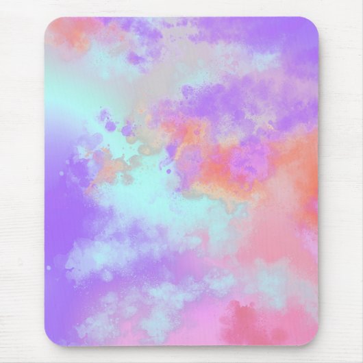 Rainbow Paint Spritzer Mousepad (Vorne)