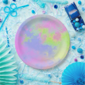 Rainbow Paint Spritzer Pappteller (Party)