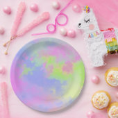 Rainbow Paint Spritzer Pappteller (Party)