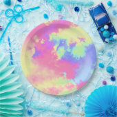 Rainbow Paint Spritzer Pappteller (Party)
