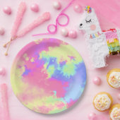 Rainbow Paint Spritzer Pappteller (Party)