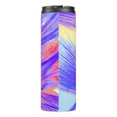 Rainbow Paint Spritzer Phoenix Feathers Thermosbecher (Rückseite)