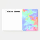 Rainbow Paint Spritzer Post-it Klebezettel (Vorderseite)