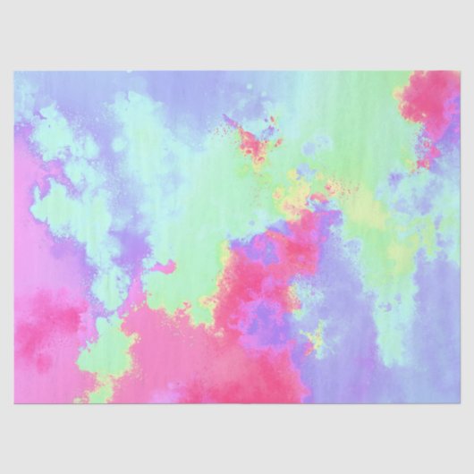 Rainbow Paint Spritzer Seidenpapier (Vorderseite)