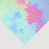 Rainbow Paint Spritzer Seidenpapier (Detail)