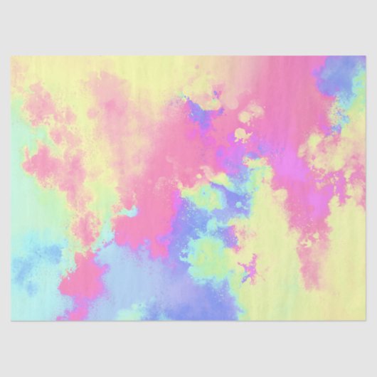 Rainbow Paint Spritzer Seidenpapier (Vorderseite)
