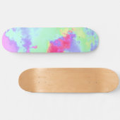 Rainbow Paint Spritzer Skateboard (Horizontal)