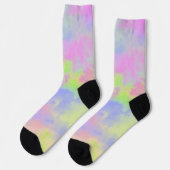 Rainbow Paint Spritzer Socken (Linkes Detail)