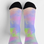 Rainbow Paint Spritzer Socken (Oben)