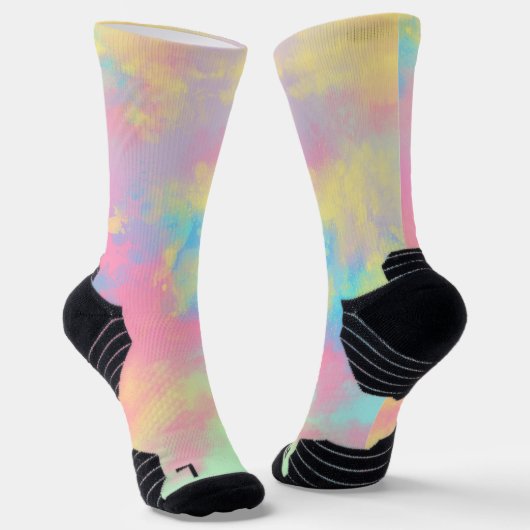 Rainbow Paint Spritzer Socken (Gewinkelt)