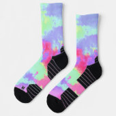 Rainbow Paint Spritzer Socken (Links)
