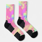 Rainbow Paint Spritzer Socken (Rechts)