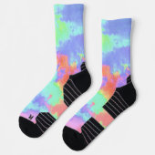 Rainbow Paint Spritzer Socken (Links)