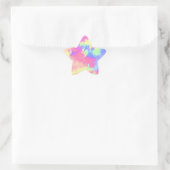Rainbow Paint Spritzer Star Aufkleber (Tasche)