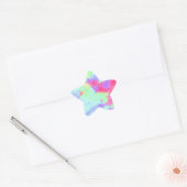 Rainbow Paint Spritzer Star Aufkleber (Umschlag)