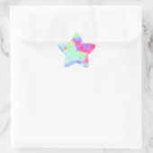 Rainbow Paint Spritzer Star Aufkleber (Tasche)