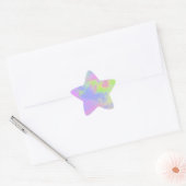 Rainbow Paint Spritzer Star Aufkleber (Umschlag)