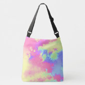 Rainbow Paint Spritzer Tragetaschen Mit Langen Trägern (Vorderseite)