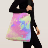 Rainbow Paint Spritzer Tragetaschen Mit Langen Trägern (Von Nahem)
