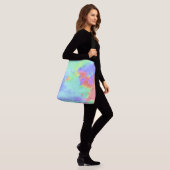 Rainbow Paint Spritzer Tragetaschen Mit Langen Trägern (Am Model)