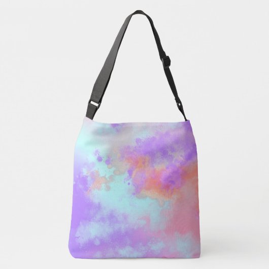 Rainbow Paint Spritzer Tragetaschen Mit Langen Trägern (Rückseite)