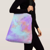 Rainbow Paint Spritzer Tragetaschen Mit Langen Trägern (Von Nahem)