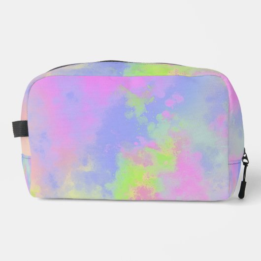 Rainbow Paint Spritzer Waschbeutel (Vorderseite)