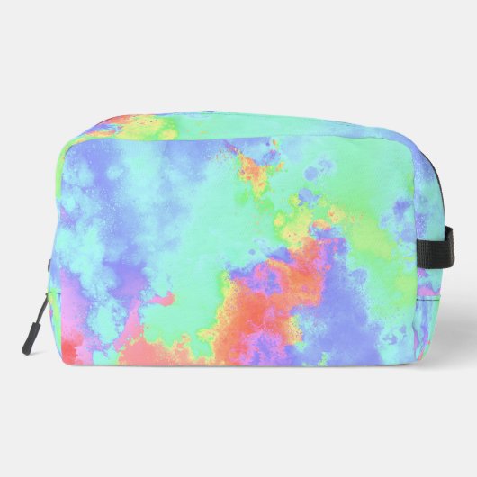 Rainbow Paint Spritzer Waschbeutel (Rückseite)