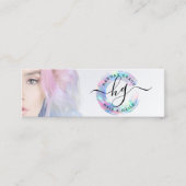 Rainbow Paint Swash Logo mit Ihrem benutzerdefinie Mini Visitenkarte (Vorderseite)