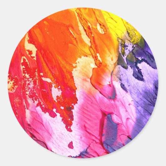 Rainbow Paint Umschlag Aufkleber Stickers (Vorderseite)