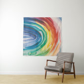 Rainbow Paint Wandteppich (Beispiel (Horizontal))