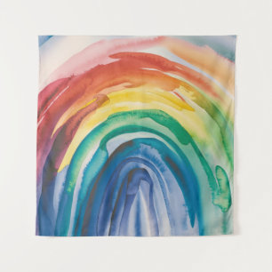 Rainbow Paint Wandteppich