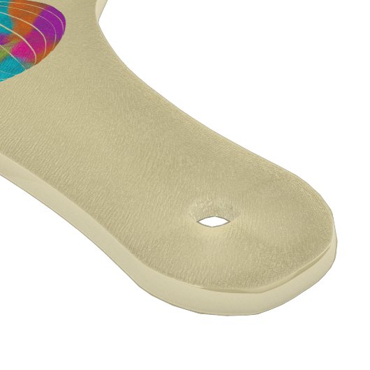 Rainbow Painted Hot Air Balloons Personalisiert Schneidebrett (Ecke)